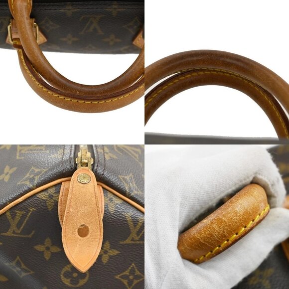 LOUIS VUITTON Speedy 40 Travel Hand Bag Monogram Leather Brown - Picture 14 of 16